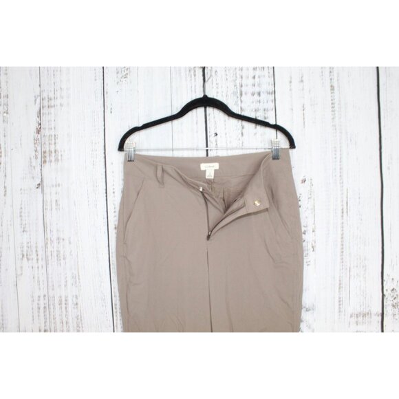 LL Bean Access Trail Pants Straight Leg Toasted Almond Size 8 Reg - Picture 4 of 11